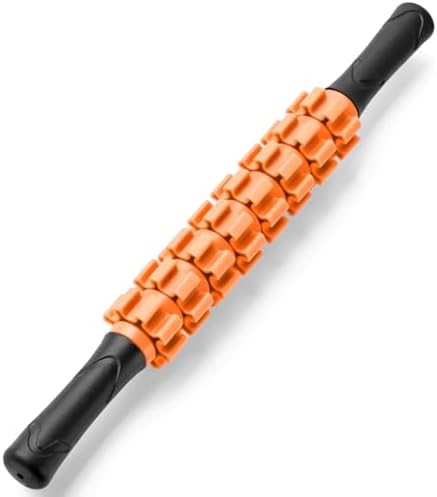 ZanLLW Muscle Roller Stick, Muscle Roller, Liposuction Massage Roller for Lymphatic Drainage, Massager Stick for Relief Muscle Soreness, Trigger Points, Help Exercise Runner Legs, Back Recovery