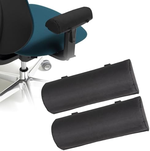 2 Pcs Office Chair Arm Pads, Wheelchair Desk Computer Chair Armrest Pads for Comfortable Seating for Folding Chairs