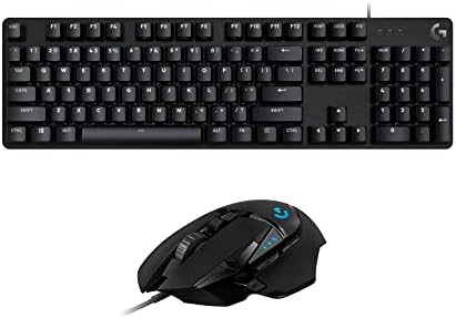 Logitech G413 SE Mechanical Gaming Keyboard and Logitech G502 HERO High Performance Gaming Mouse Bundle