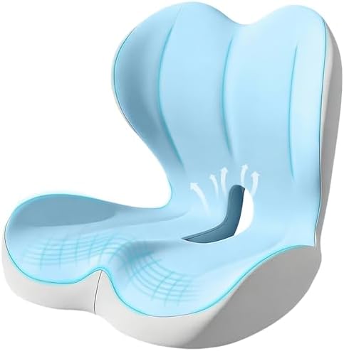 Seat Cushion for Office Chair, Ergonomic Cushion with Lumbar Support Pillow