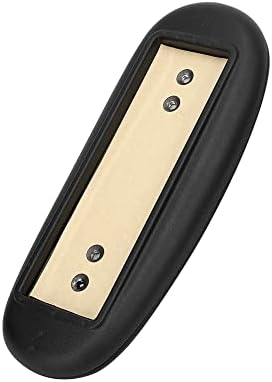 ALUCSET 10" Long x 4" Wide Office Chair Replacement Armrest Arm Pads Caps Univeral 4" 5.5" Mounting Hole Office Chair Parts 1 Pair (Black, Set of 2)