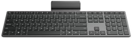 Lenovo 700 Modern Wireless Keyboard, 2.4 GHz Dongle & Dual Bluetooth Connection, AES-128 Encryption, 36 Month Battery Life, Luna Grey