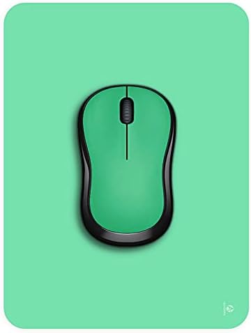 Audimi Small Mouse Pad 6 x 8 Inch, Mini Mouse Pad Thick for Laptop Wireless Mouse Home Office Travel, Portable & Washable (Green)