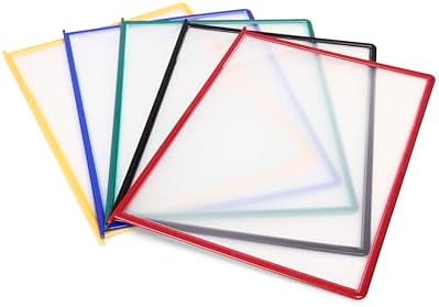 Tarifold Wall Mount Reference System, 10 Easy-Load Pockets, Assorted Colors