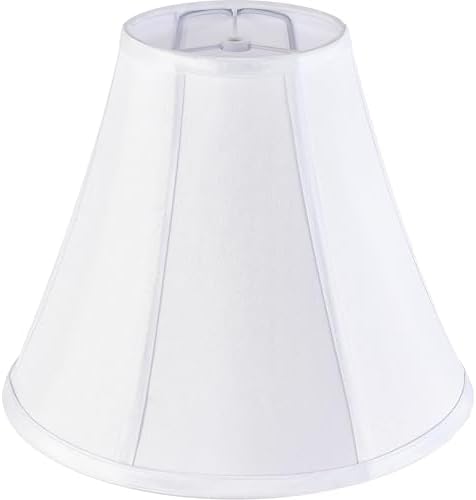 GO&SO Bell Lamp Shade White Medium 6" Top x 13" Bottom x 9.8" High