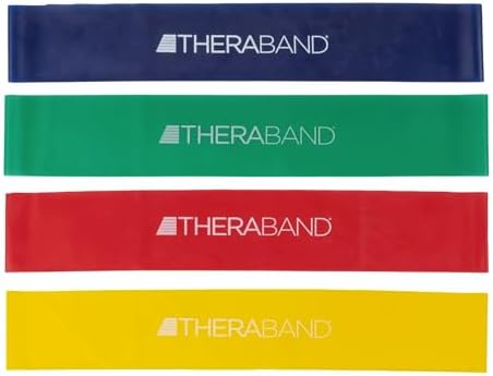 THERABAND Resistance Band Loop Set, Exercise, Workout, Physical Therapy
