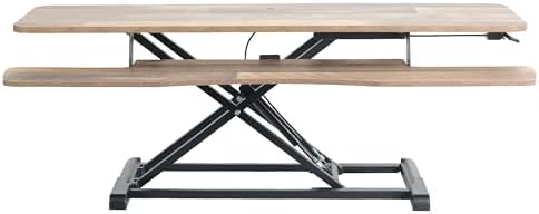 VIVO Reclaimed Wood 42 inch Desk Converter, DESK-V042KP