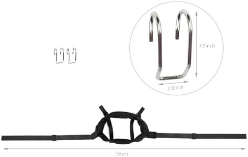 Cervical Neck Traction Device for Horizontal Bar Home Use, Neck Stretcher Traction Harness with Hook for Neck Pain Relief, Neck Traction Device for Home Use to Relieve Neck Pain