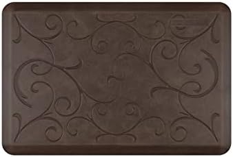 WellnessMats Bella Collection Anti-Fatigue Floor Mat, Polyurethane – Ergonomic Support Pad for Home, Kitchen, Garage, Office Standing Desk – Water Resistant - Made in USA