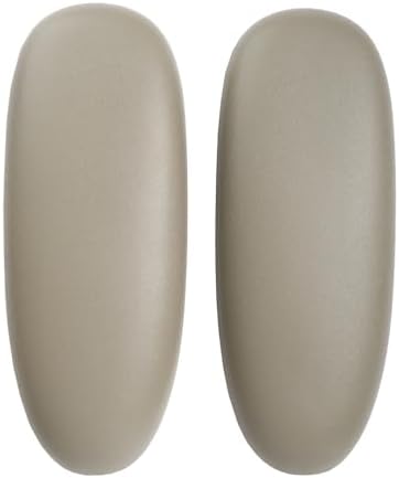 MingYi.office Arm Pads Caps Replacement for Humanscale Diffrient World Office Chair with Height Adjustable Arms, Black/Grey 1Pair (Grey)