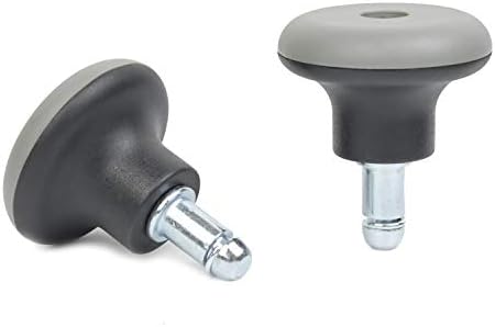 5PCS Bell Glides Replacement Office Chair Swivel Caster Wheels to Fixed Stationary Castors