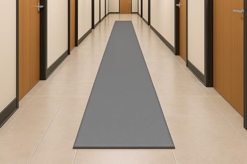 Guardian 24046001GY Soft Step Anti-Fatigue Floor Mat, Vinyl, 4'x60', Grey
