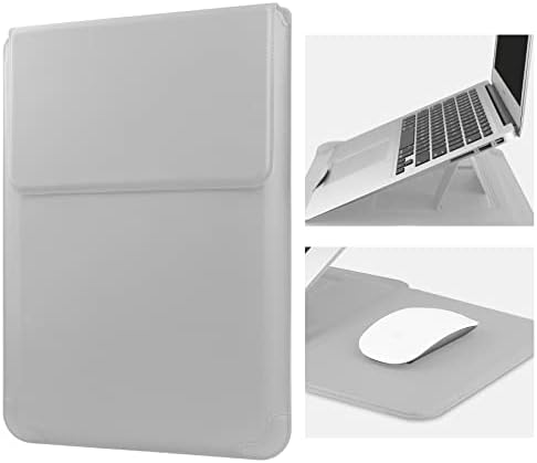 HoYiXi 13 Inch Laptop Sleeve Case Bag Compatible with Macbook Neo 2026/MacBook Air 13 M1 M2 2022-2018/MacBook Pro 13 M2 2022-2016/Surface Pro 8 2021/Surface Go 3 13-13.6'' Dell HP ASUS Acer PC, Silver