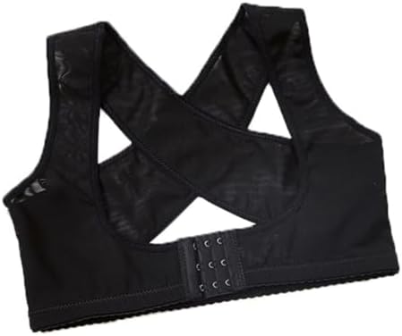 Adjustable Posture Corrector Belt for Women Black Size S Nylon Spandex