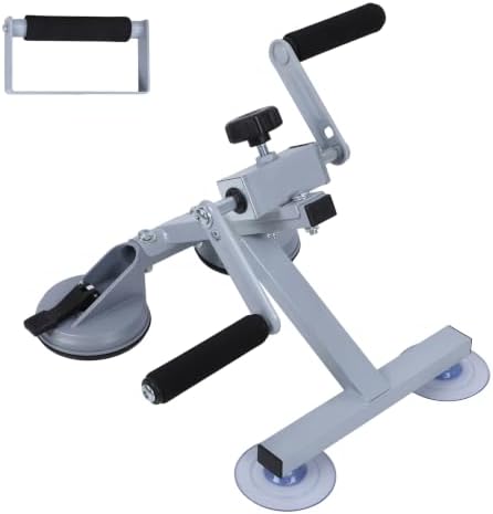 Tabletop Arm Bike with Suction Cup Base, Adjustable Resistance Hand Cycle Exerciser for Arm and Shoulder Exercise, Portable Upper Body Pedal Trainer for Home Office Senior Fitness