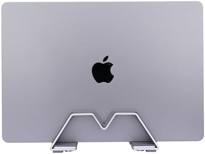 Adjustable Vertical Laptop Stand - Aluminum, Universal Fit for All Laptops (10-30mm Thickness) - Fashion Design, Adjustable Width, Anti-Slip & Scratch-Resistant, Patented Design