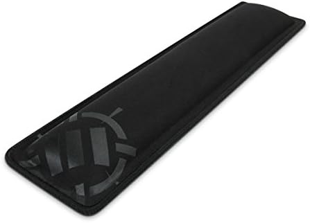 ENHANCE Gaming Keyboard Wrist Rest with Soft Memory Foam - Support for Full Size Keyboards, Wrist Pad with Anti-Fray Stitching, Non-Slip Base - Thick 1 inch Padding for Esports