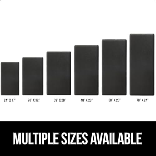 GORILLA GRIP Cushioned Antifatigue Kitchen Mat for Floor, 70x24, Black