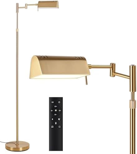 SUNMORY Dimmable LED Pharmacy Floor Lamps, 16W/1500LM Bright Reading Lamp