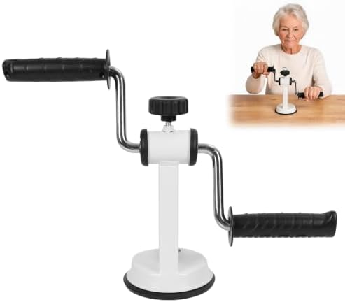Arm Exerciser for Seniors, Portable Arm Bike with Adjustable Resistance