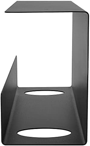ZhiYo 17in Under Desk Cable Management Tray 2 Pack, 3in W x 4.7in H, Black