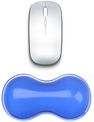 Update Gel Keyboard Wrist Rest & Mouse Wrist Rest Set – Silicone Wrist Support Pad for Pain Relief, Effortless Typing, Gaming, Computer, Laptop, Office – Anti-Slip Base, Easy to Clean