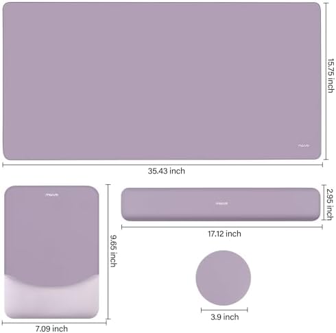 MOSISO Keyboard Mouse Pad Set, Large Gaming Mouse Pad&Keyboard Wrist Rest