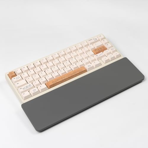 Sumgsn Grey Keyboard Wrist Rest, Gel Wrist Pad for Keyboard 60%/68%/70%