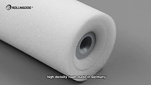 ROLLINGDOG 2 Inch Mini Foam Paint Roller Covers Paint Roller Sleeves