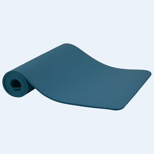 Fitvids 1/2-inch Thick High Density Exercise Yoga Mat with Carrying Strap