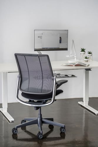 MingYi.office Arm Pads Caps Replacement for Humanscale Smart Office Chair in Black/Grey Color 1 Set (2pcs) (Grey)