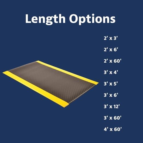 NoTrax 417 Bubble Sof-Tred™ with Dyna-Shield® 3' x 5' x 1/2" Anti Fatigue