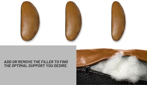 BOWERBIRD Genuine Leather Recliner Head Pillow-Head and Neck Pillow-Headrest Cushion for Neck Pain Relief and Cervical Support