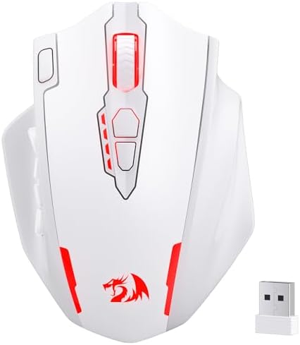 Redragon M913 MAX Wireless MMO Gaming Mouse 26000 DPI Remapping Keys