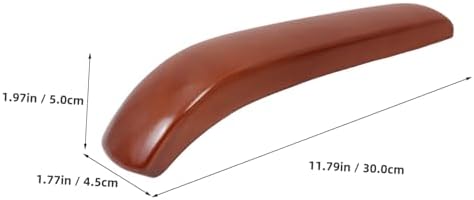 ARTIBETTER 6 Pairs Wooden Office Chair Armrest Pads Replacement Parts for Armchairs Comfortable Desk Chair Arm Pads