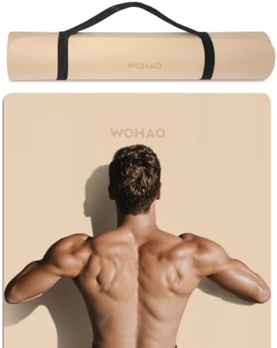 Extra Wide & Thick 8mm Yoga Mat, 72"x31.5"