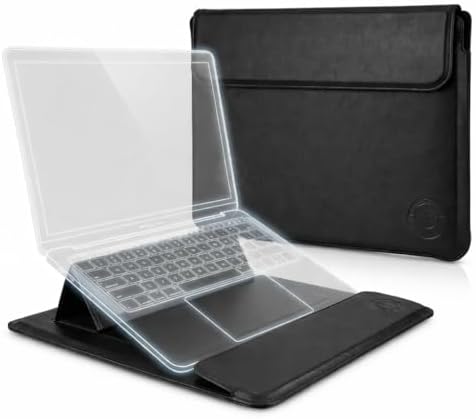 Black Universal Laptop Sleeve 11-13.3 Inch ONLY MacBook Air Pro 13" HP Envy Spectre x360 ASUS VivoBook Chromebook Flip Acer Spin 3 Lenovo IdeaPad Slim Students, Not for 14-16”