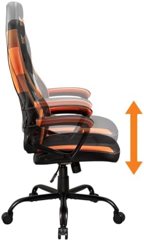 Subsonic Dragon Ball Z, Gaming or Office Chair, DBZ Pop Gaming Chair for Teens and Adults, Comfortable Swing Chair, Integrated Headrest and Armrest, Ergonomic Backrest, Adjustable, Black