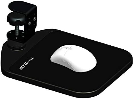 Ergonomic Mouse Platform Under Desk Ergonomic Wrister Mouse Pad (Black)