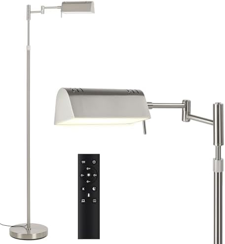 SUNMORY Dimmable LED Pharmacy Floor Lamps, 16W/1500LM Bright Reading Lamp
