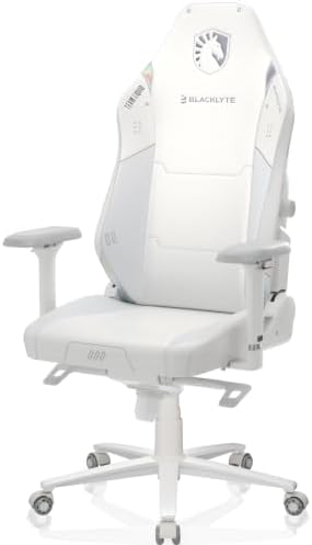 Blacklyte Athena Pro Gaming Chair, Team Liquid White, Leatherette