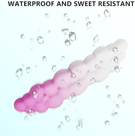 2X Cloud Wrist Rest - Memory Foam Keyboard Palm Rest with Non-Slip Base for Office, Computer, Laptop, Gaming (Purple)