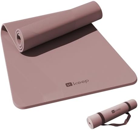 KEEP Extra Wide Yoga Mat, 7mm Thick 72" x 32" Exercise Mat