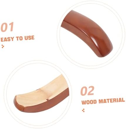 ARTIBETTER Office Chair Arm Pads Replacement Solid Wood Arm Rests for Desk and Swivel Chairs Universal Chair Armrest Pads for Comfort Grip 1 Pair
