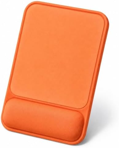 ErgoComfort Gel Mouse Pad with Wrist Rest, Ergonomic Mousepad with Wrist Support, Ergo Desk Mat, Non-Slip Base, Smooth Surface for Office Laptop Computer (01Terracotta)