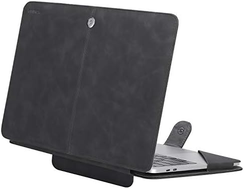 MOSISO PU Leather Sleeve Case Compatible with MacBook Air 13.6 inch