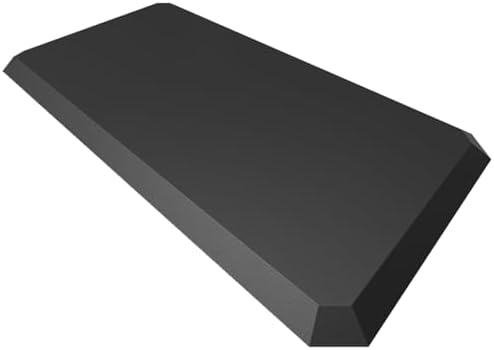 4/5 Inch Kitchen Mat Cushioned Anti Fatigue Rug Standing Desk Mats (Black)