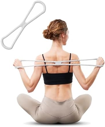 Keep Figure-8 Resistance Band - High Elasticity Exercise Band for Arm Toning, Shoulder & Core Stretching - Anti-Slip Grip Portable Fitness Equipment for Home Workout