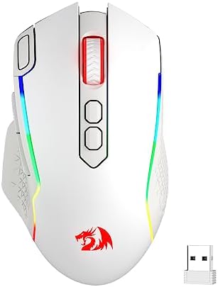 Redragon M810 PRO Wireless RGB Gaming Mouse 10000 DPI Remapping Keys