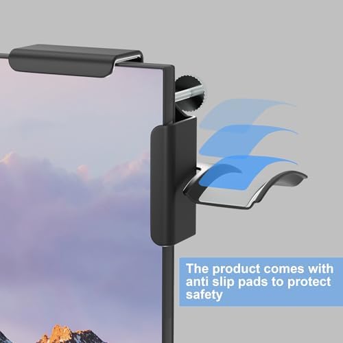 Headphone Holder for Screen (black 2 Pack)